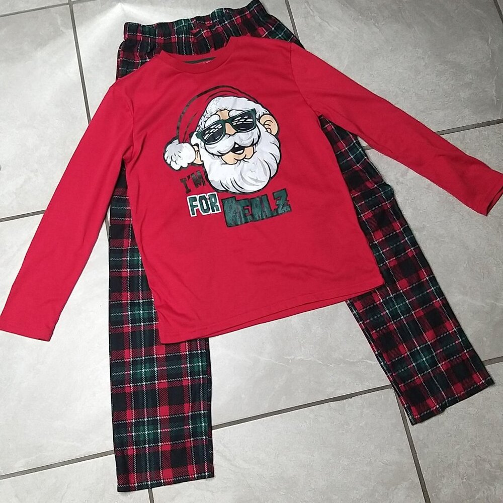 Max & Olivia Santa Pijamas L (12-14)